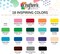 Acrylic Paint Set, 18 (2 fl oz/59 ml) Assorted Matte Finish Colors, DIY Arts And Crafts Acrylic Paint, 36 Fl Oz(Pack of 1)